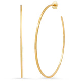 TAI JEWELRY Earrings Sleek Extra Extra Large Gold Hoops