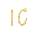 TAI JEWELRY | Small Gold Ball Hoop | 25.5mm | Earrings |