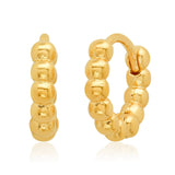 TAI JEWELRY | Small Gold Ball Huggie Earrings | Earrings |