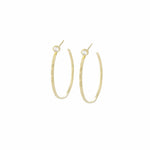 TAI JEWELRY Earrings GOLD / CLEAR Small Hoop Earrings With Stud