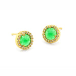 TAI JEWELRY | Small Pavé Glass Earrings | Earrings |