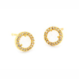 TAI JEWELRY | Small Pavé Glass Earrings | Earrings |