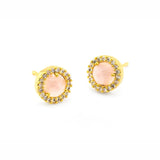 TAI JEWELRY | Small Pavé Glass Earrings | Earrings |