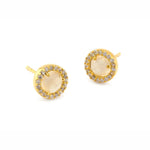 TAI JEWELRY | Small Pavé Glass Earrings | Earrings |