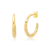 TAI JEWELRY Earrings Small Thin to Thick Gold Hoops