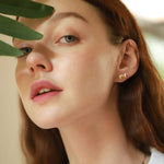 TAI JEWELRY | Smiley Face Painted Freshwater Pearl Studs | Earrings |