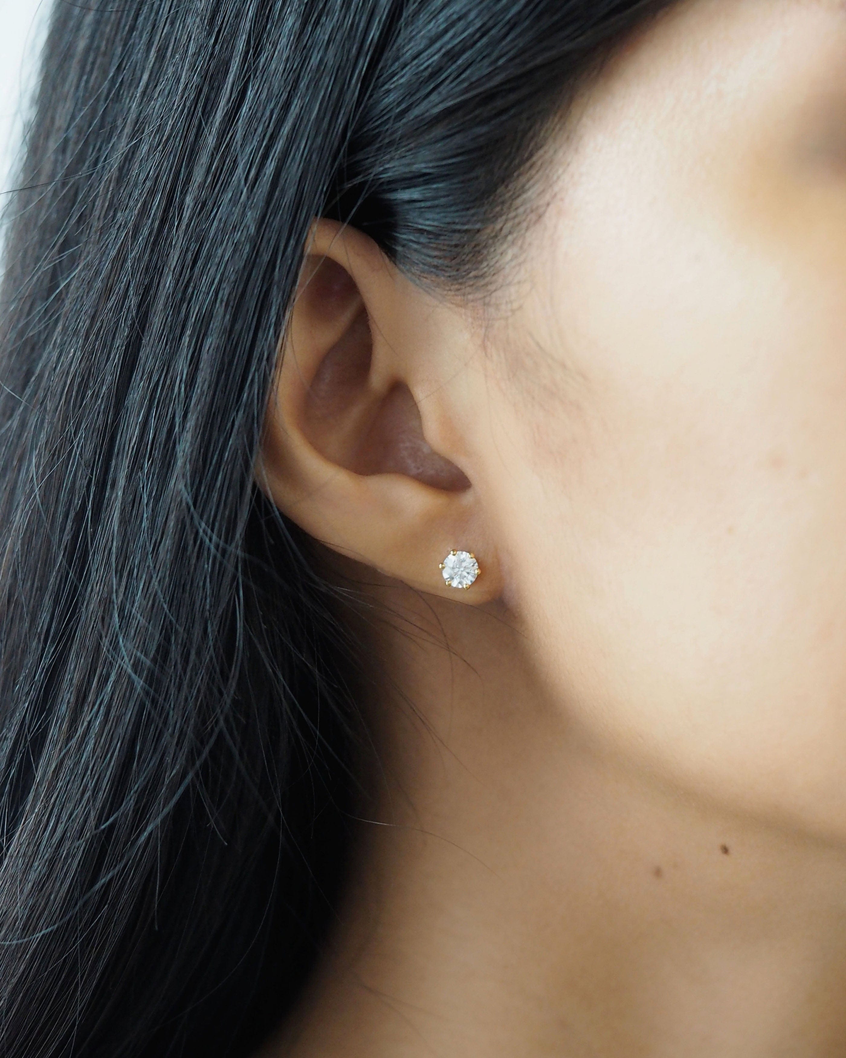 TAI JEWELRY | Solitaire Cz Stud | Earrings |