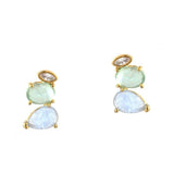 TAI JEWELRY | Aqua Stone Climbers | Earrings |