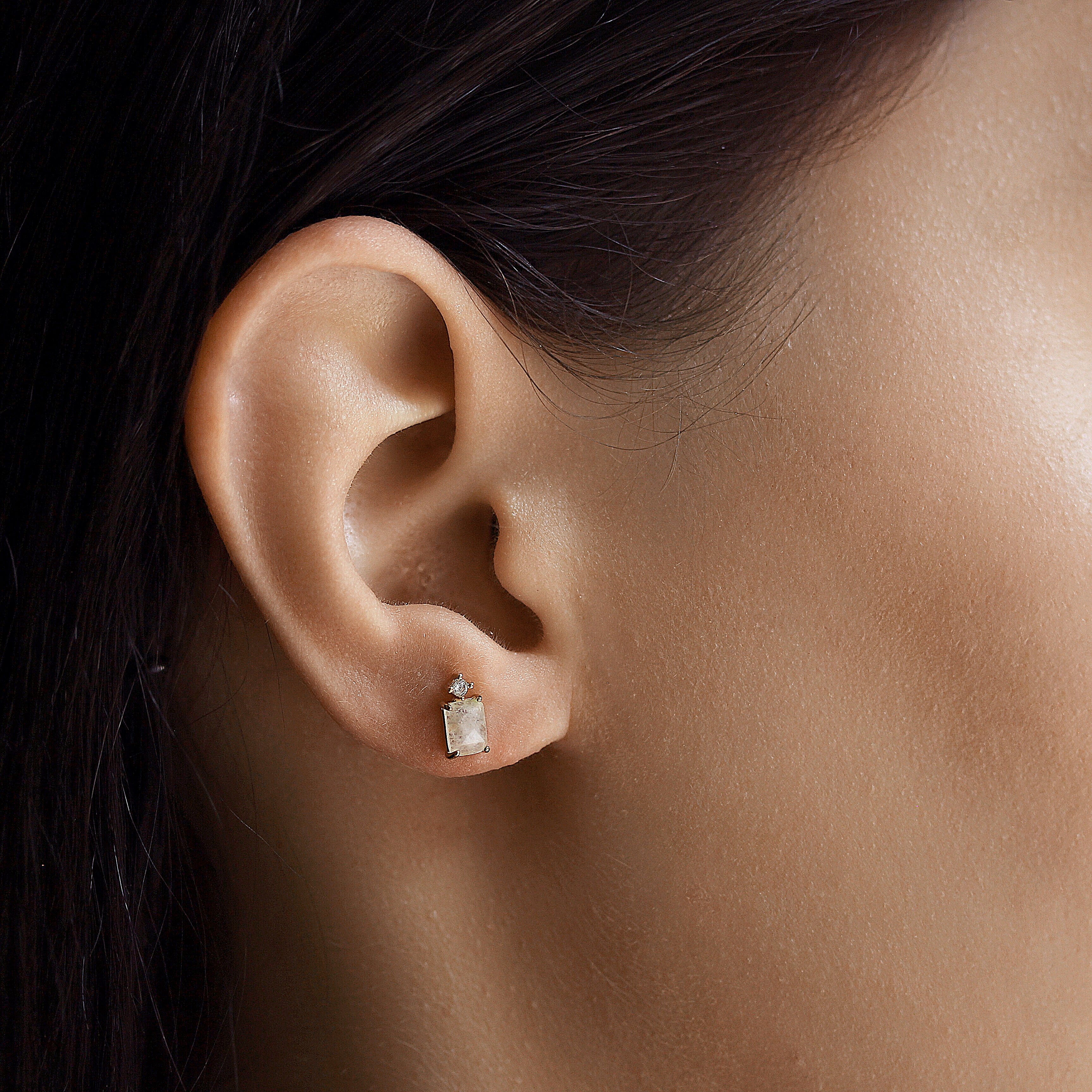 TAI JEWELRY | Stacked Montana Studs | Earrings |