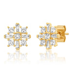 TAI JEWELRY Earrings Starburst Cz Studs