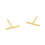 TAI JEWELRY Earrings GOLD Stick Stud