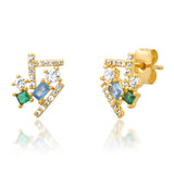 TAI JEWELRY | Gemstone Cluster Stud Earrings | Earrings |