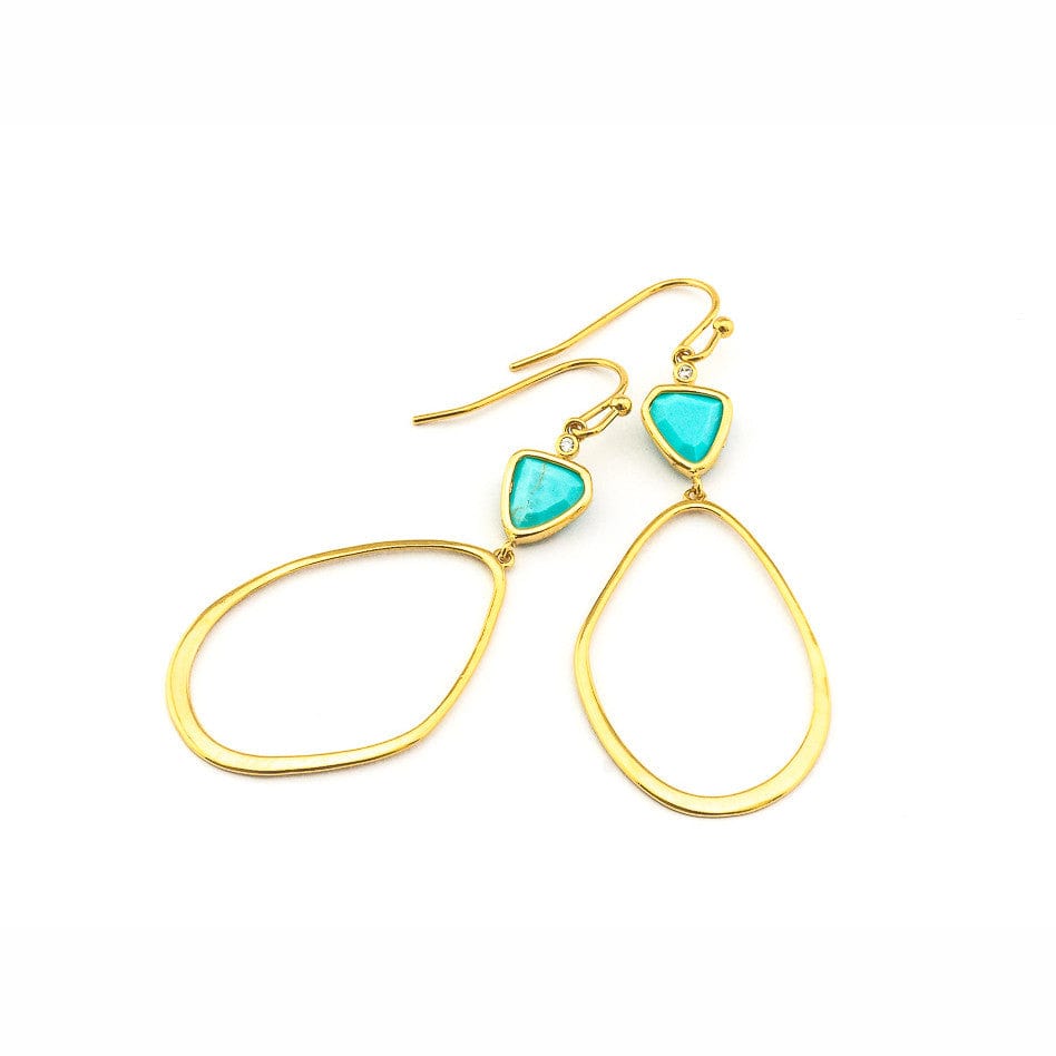 TAI JEWELRY Earrings TURQUOISE Stone Drop Earrings