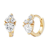 TAI JEWELRY | Teardrop Sparkle Huggie Earrings | Earrings |