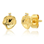 TAI JEWELRY Earrings Textured Stud Earrings