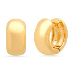 TAI JEWELRY Earrings Gold Thicc Huggie Hoop | 15mm