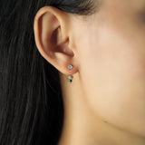 TAI JEWELRY Earrings Three Stone Ear Jacket