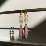 TAI JEWELRY | Three Stone Tear Drop Earring | Earrings |