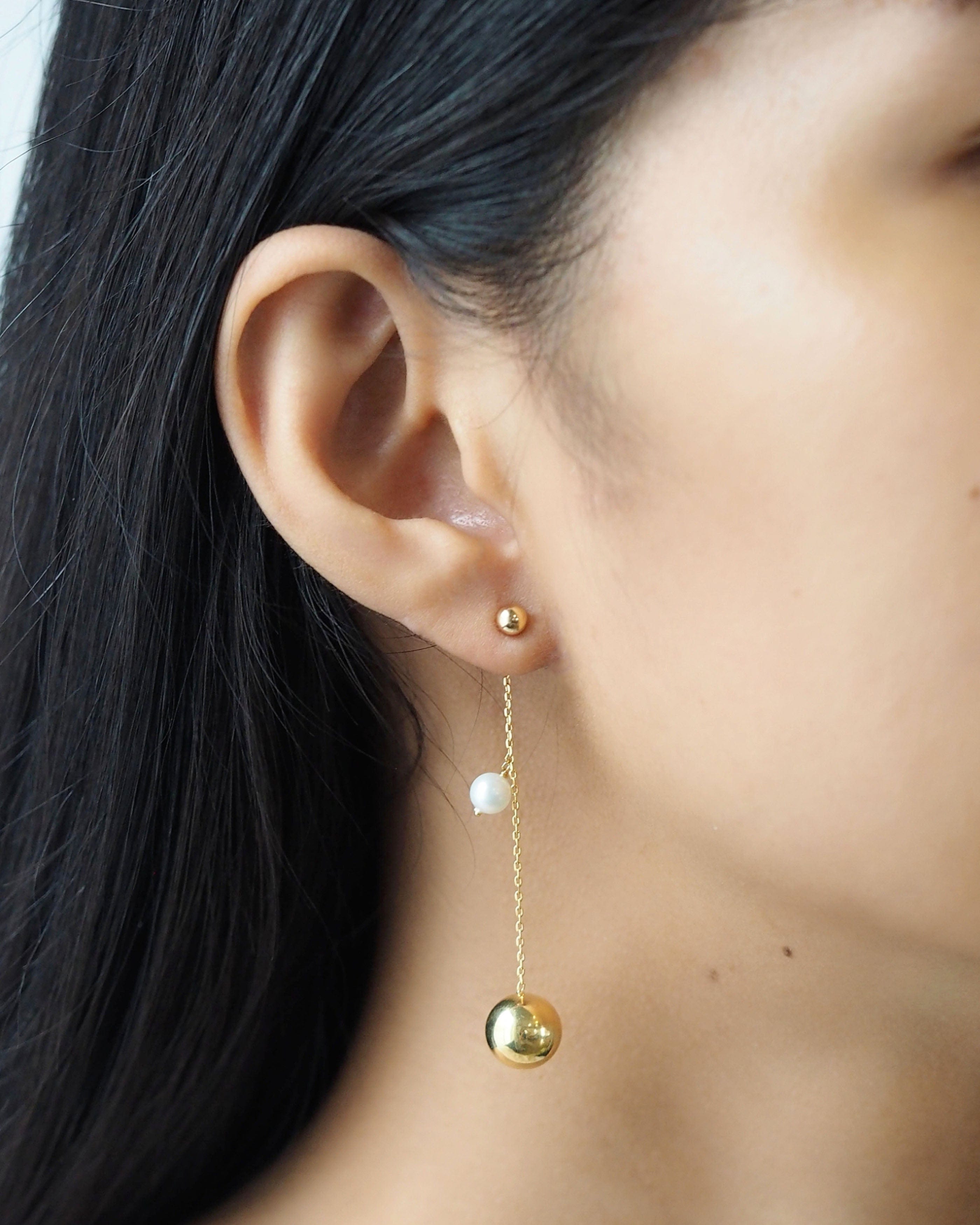 TAI JEWELRY | Transform Pearl Drop Earring | Earrings |