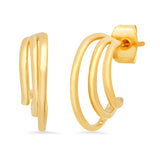 TAI JEWELRY Earrings Trinity Stacked Hoops
