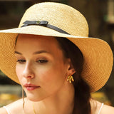 TAI JEWELRY | Triple Row Tubular Gold Hoop | Earrings |