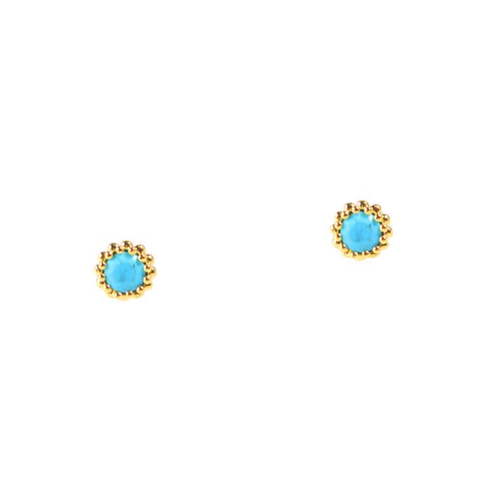 TAI JEWELRY | Turquoise Petite Stud Earrings | Earrings |
