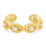 TAI JEWELRY | Twisted Gold Ear Cuff | Earrings |