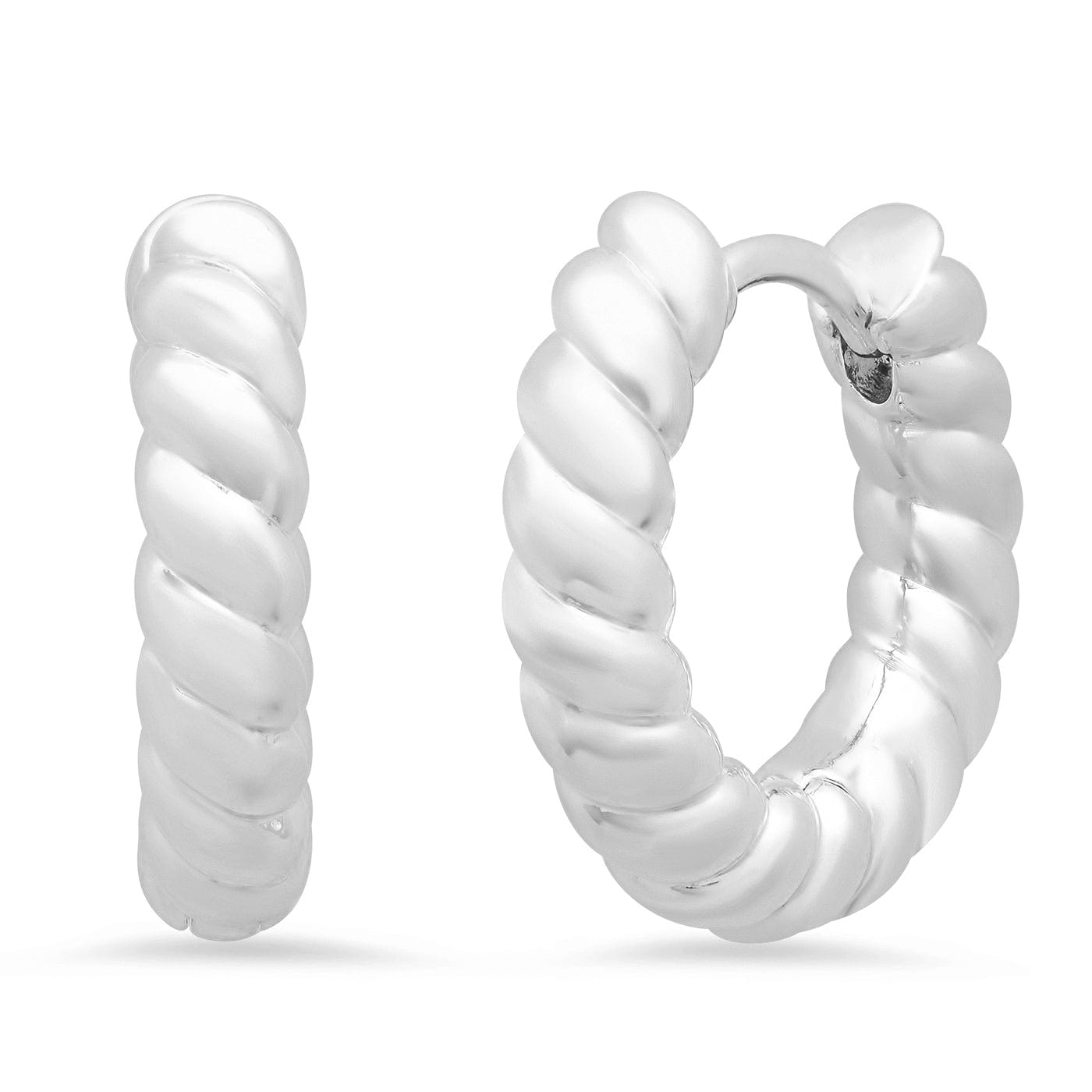 TAI JEWELRY | Twisted Huggie | Earrings |