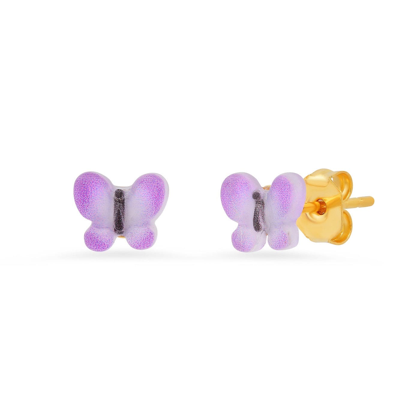 TAI JEWELRY Earrings Purple Whimsical Butterfly Studs