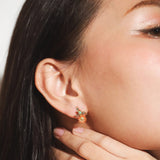 TAI JEWELRY | Whimsical Enamel Bird and Daisy Studs | Earrings |