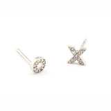 TAI JEWELRY Earrings Silver X O Earrings