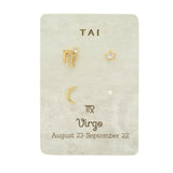 TAI JEWELRY Earrings Zodiac Celestial Stud Pack