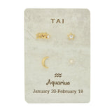 TAI JEWELRY | Zodiac Celestial Stud Pack | Earrings |
