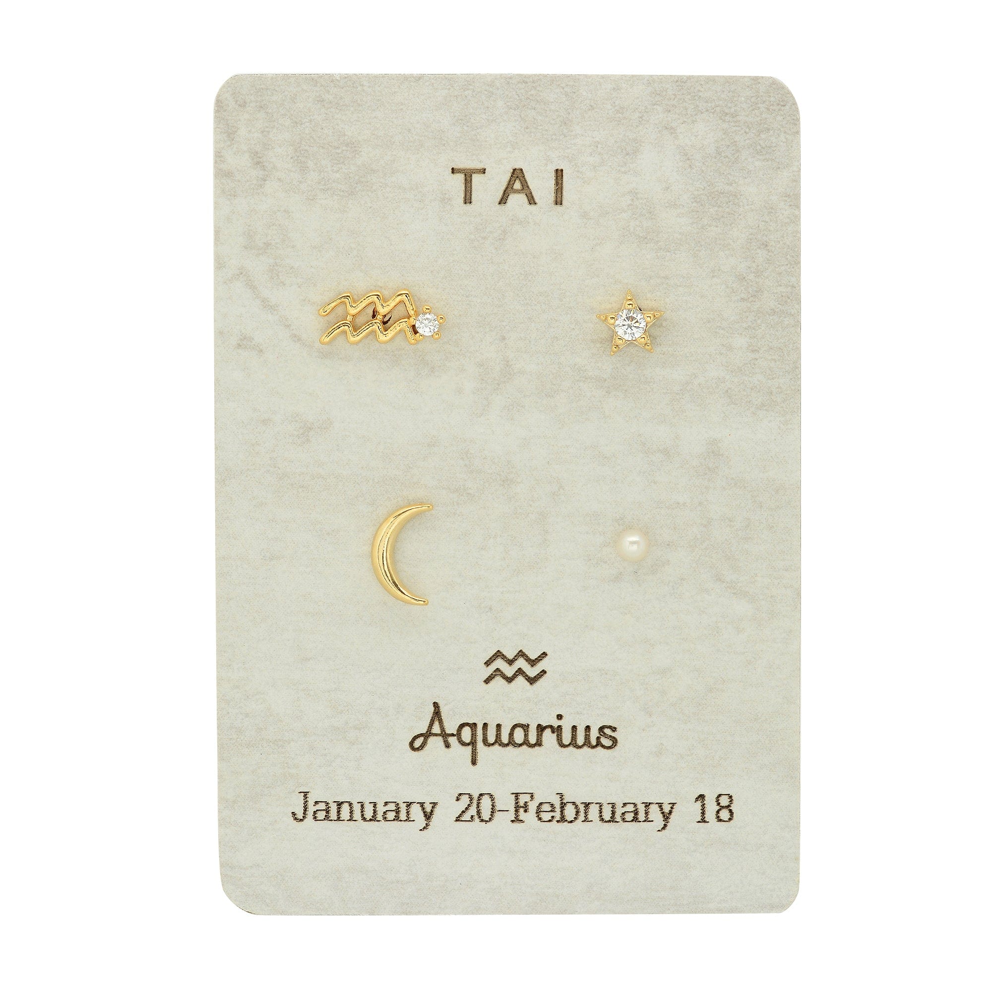 TAI JEWELRY | Zodiac Celestial Stud Pack | Earrings |
