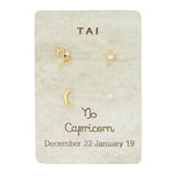 TAI JEWELRY | Zodiac Celestial Stud Pack | Earrings |