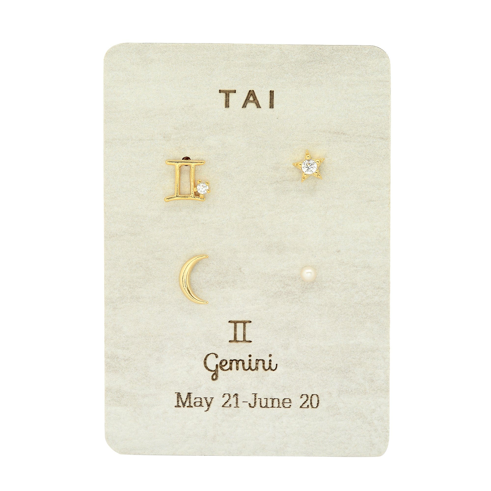TAI JEWELRY | Zodiac Celestial Stud Pack | Earrings |