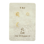 TAI JEWELRY | Zodiac Celestial Stud Pack | Earrings |