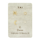 TAI JEWELRY | Zodiac Celestial Stud Pack | Earrings |