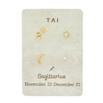 TAI JEWELRY | Zodiac Celestial Stud Pack | Earrings |
