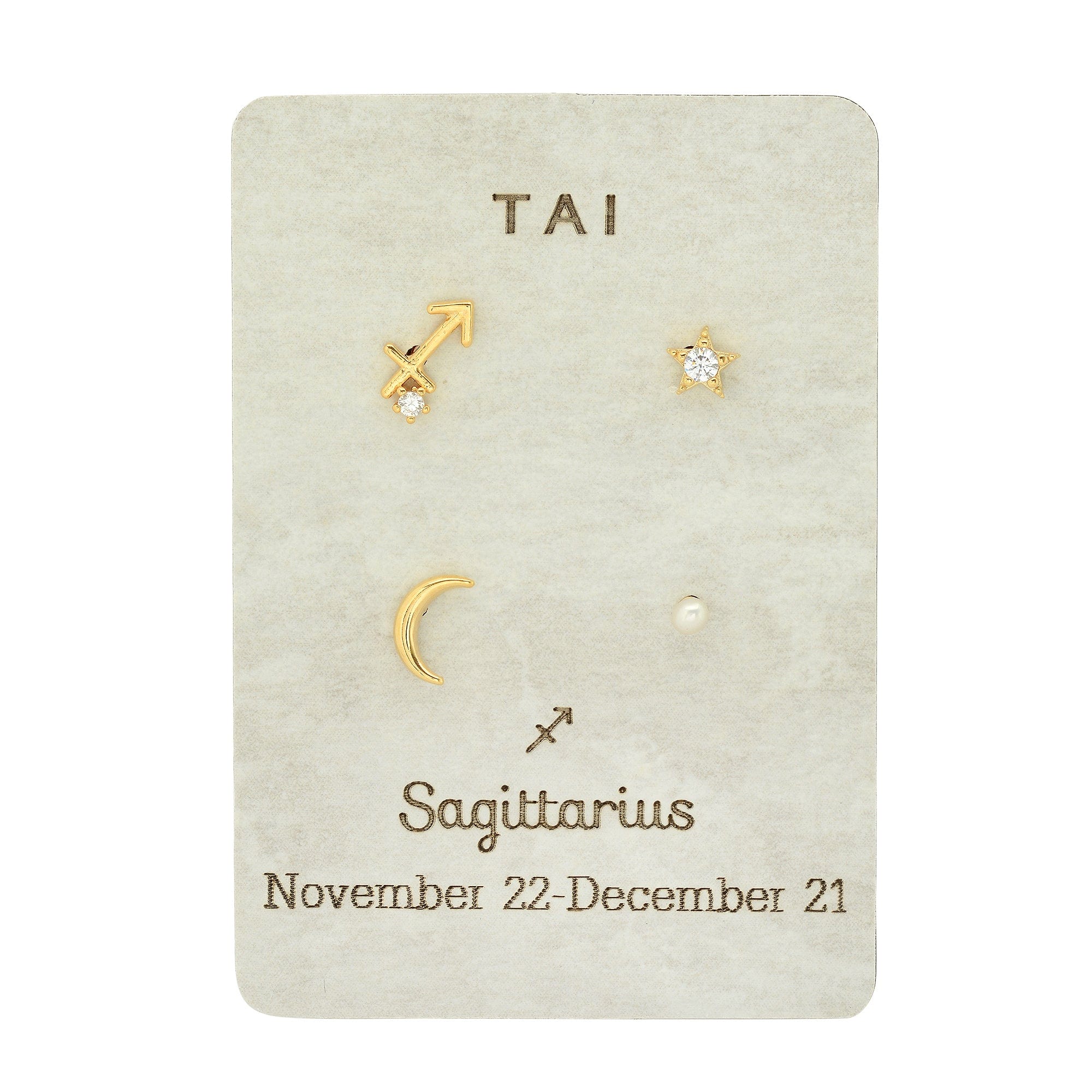 TAI JEWELRY | Zodiac Celestial Stud Pack | Earrings |