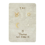 TAI JEWELRY | Zodiac Celestial Stud Pack | Earrings |