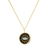 TAI JEWELRY Necklace Celestial Eye Medallion Necklace