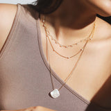 TAI JEWELRY Necklace Chain with Tiny Pearl Stations