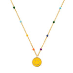 TAI JEWELRY | Charmful Enamel Pendant Necklace | Necklace |
