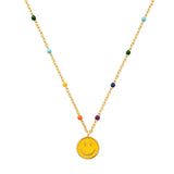 TAI JEWELRY Necklace Charmful Enamel Pendant Necklace