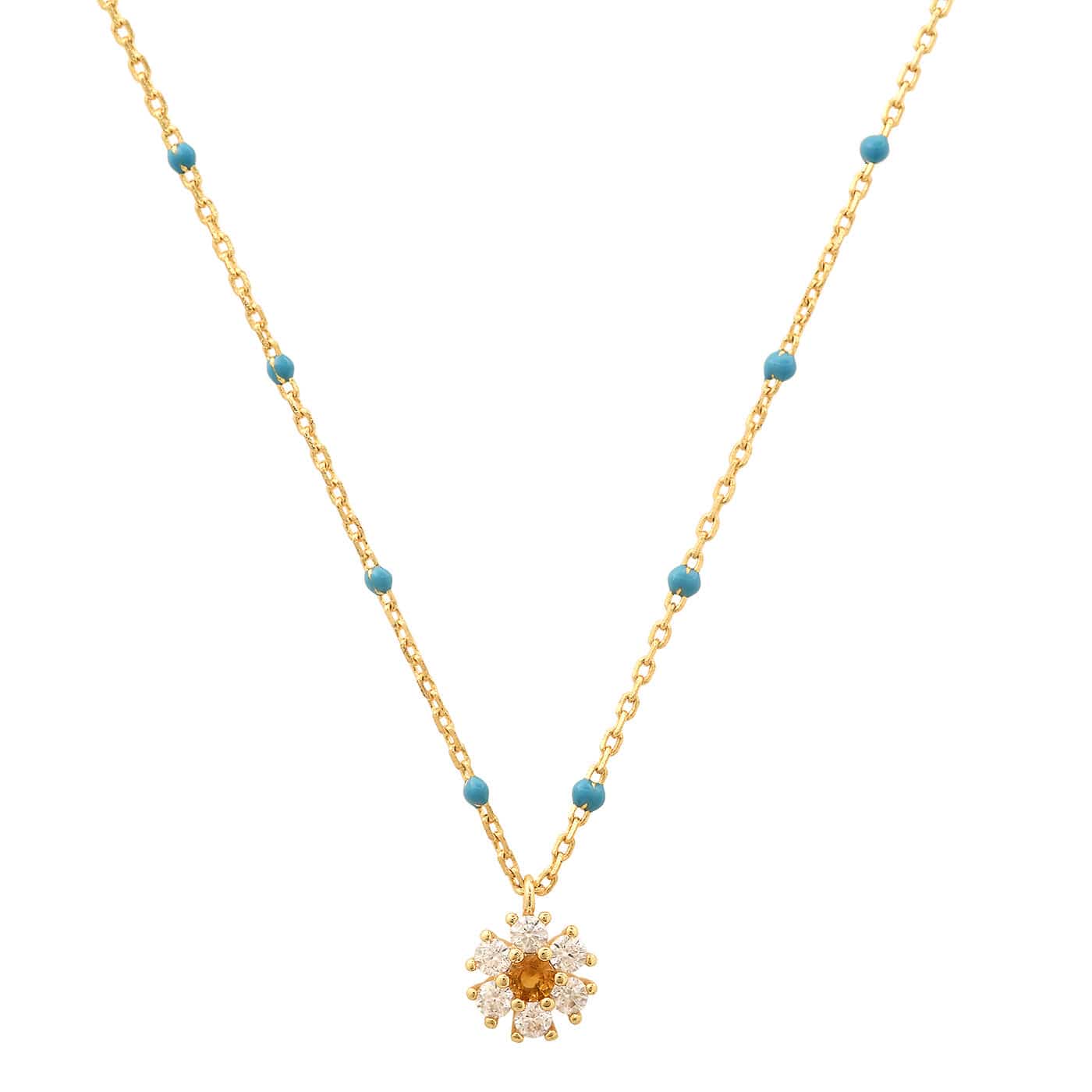 TAI JEWELRY | Charmful Enamel Pendant Necklace | Necklace |