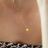 TAI JEWELRY | Charmful Enamel Pendant Necklace | Necklace |