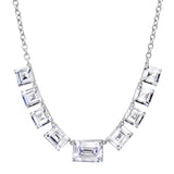 TAI JEWELRY | Chunky Emerald Cut Glass Stone Necklace | Necklace |