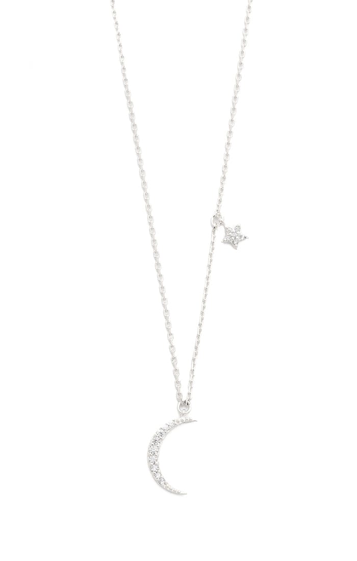 TAI JEWELRY | The Moon & Star CZ Necklace | Necklace |