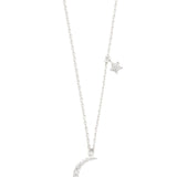 TAI JEWELRY | The Moon & Star CZ Necklace | Necklace |